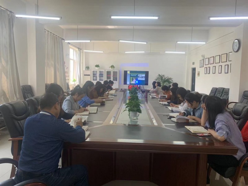 2026世界杯合作官网教工党支部开展党史学习教育读书班活动-1